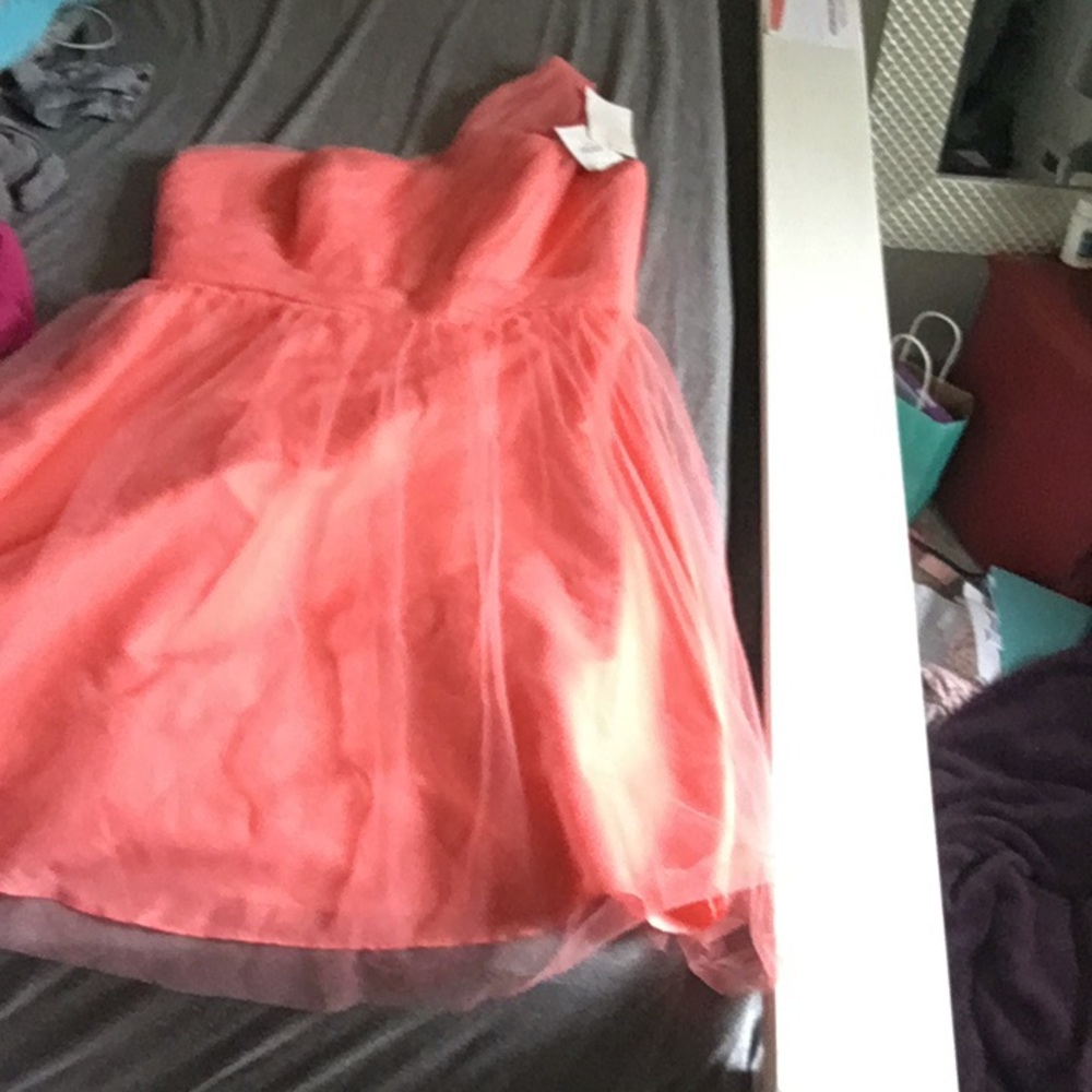 Coral dress